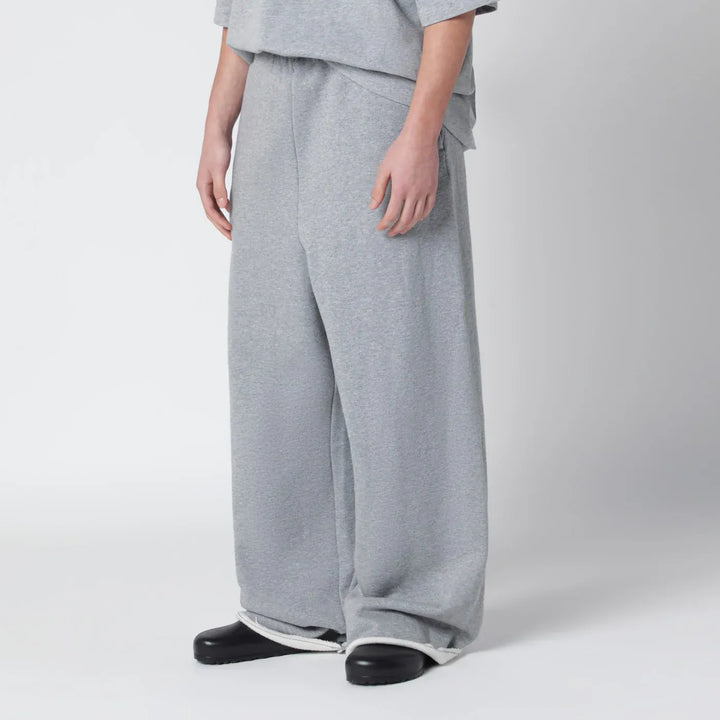Entire Studios - Black wide-leg cotton jogging trousers Brand Pants