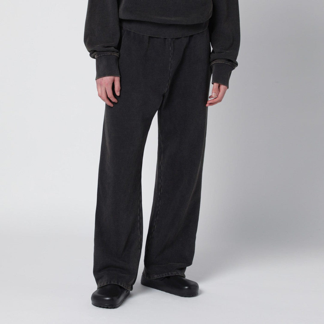 Pants Entire Studios - Washed black cotton jogging trousers Brand