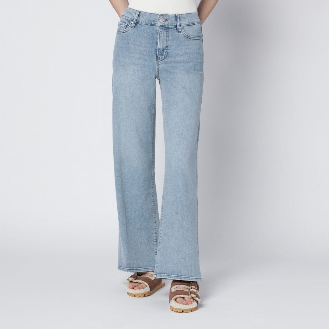 Pants Frame - Le Slim Palazzo jeans in Tribute light blue Brand