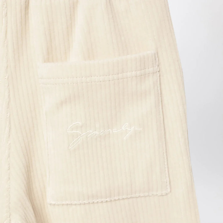 Givenchy - White velvet sweatpants Brand Pants 12+