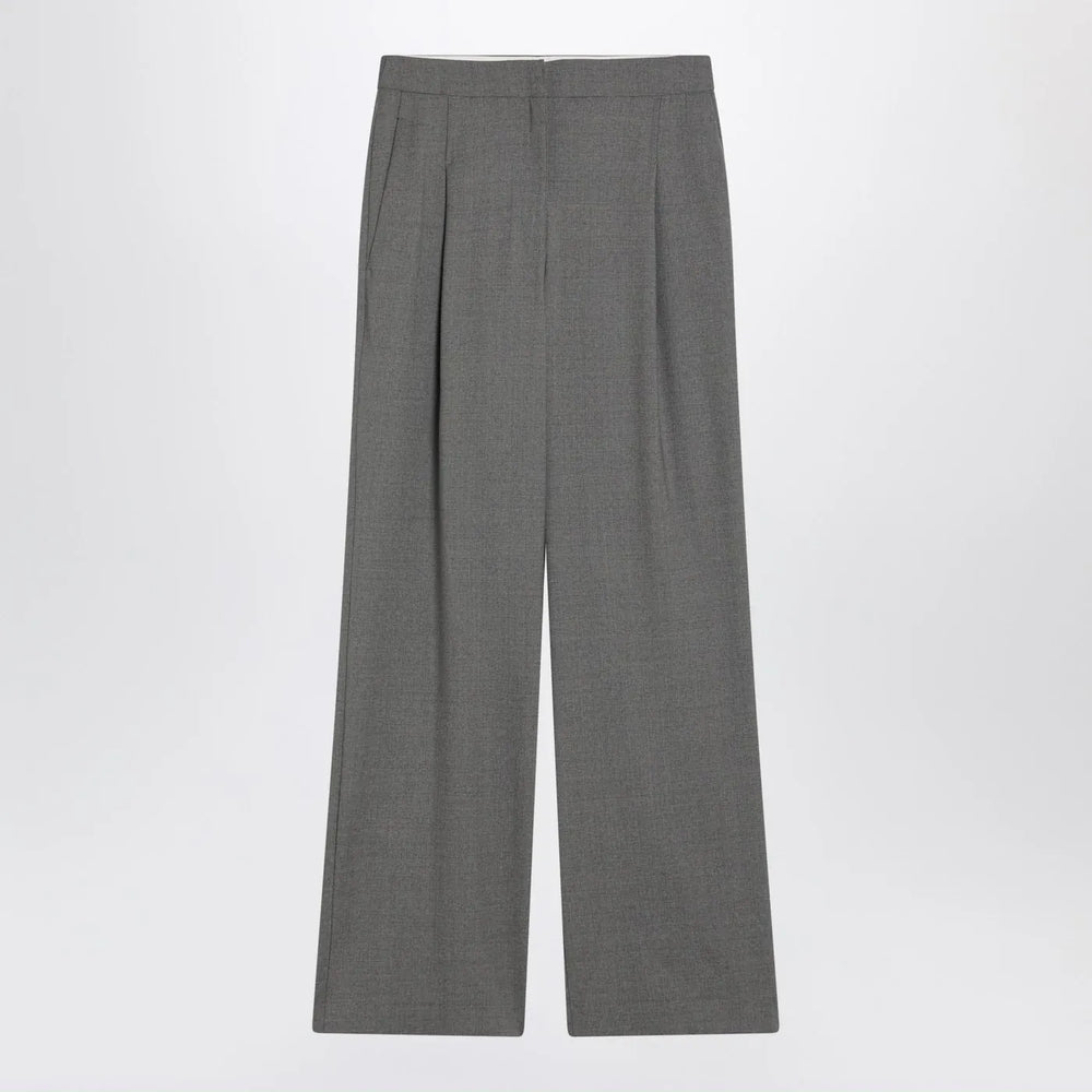 LouLou De Saison - Wide grey wool pants Brand Pants 38  FR