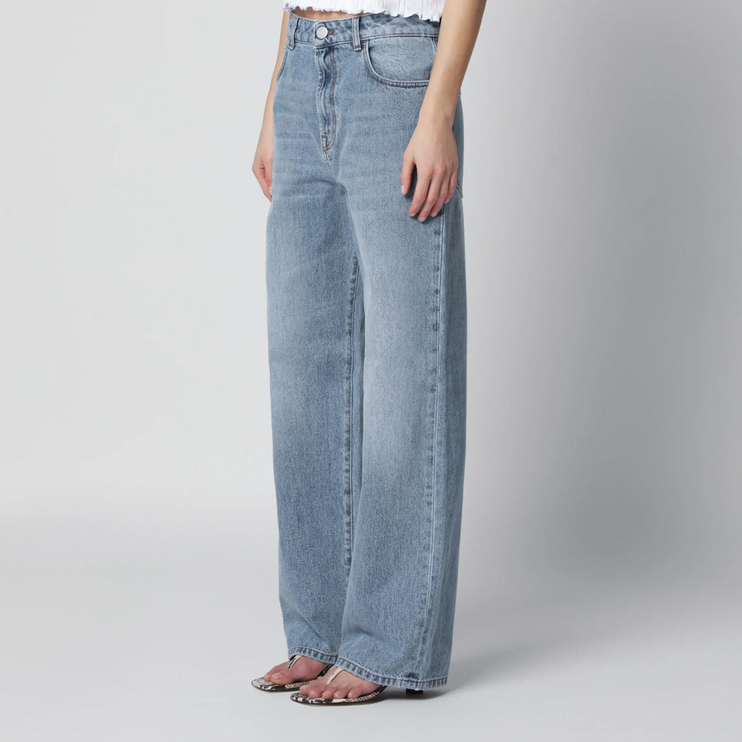 Róhe - Classic blue loose-fit jeans Brand Pants