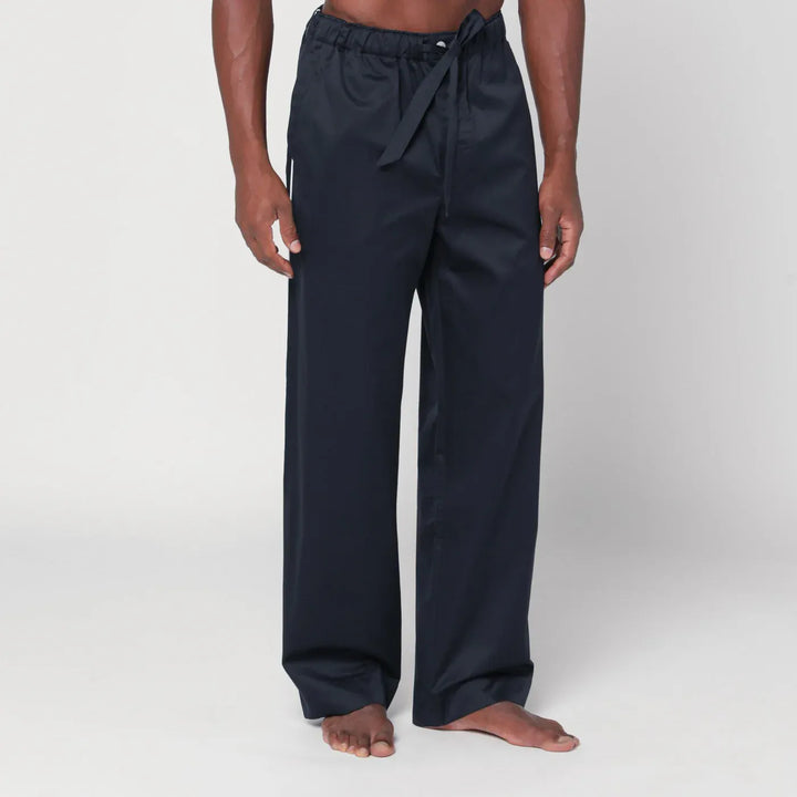 Tekla - Blue/white pyjama trousers Brand Pants L