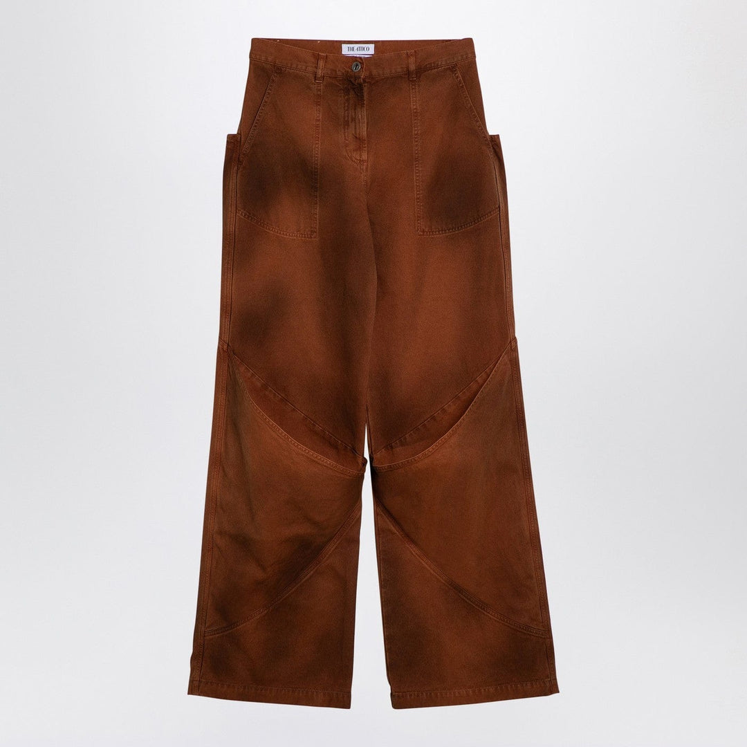 Pants 25 The Attico - Brown shaded baggy jeans Brand