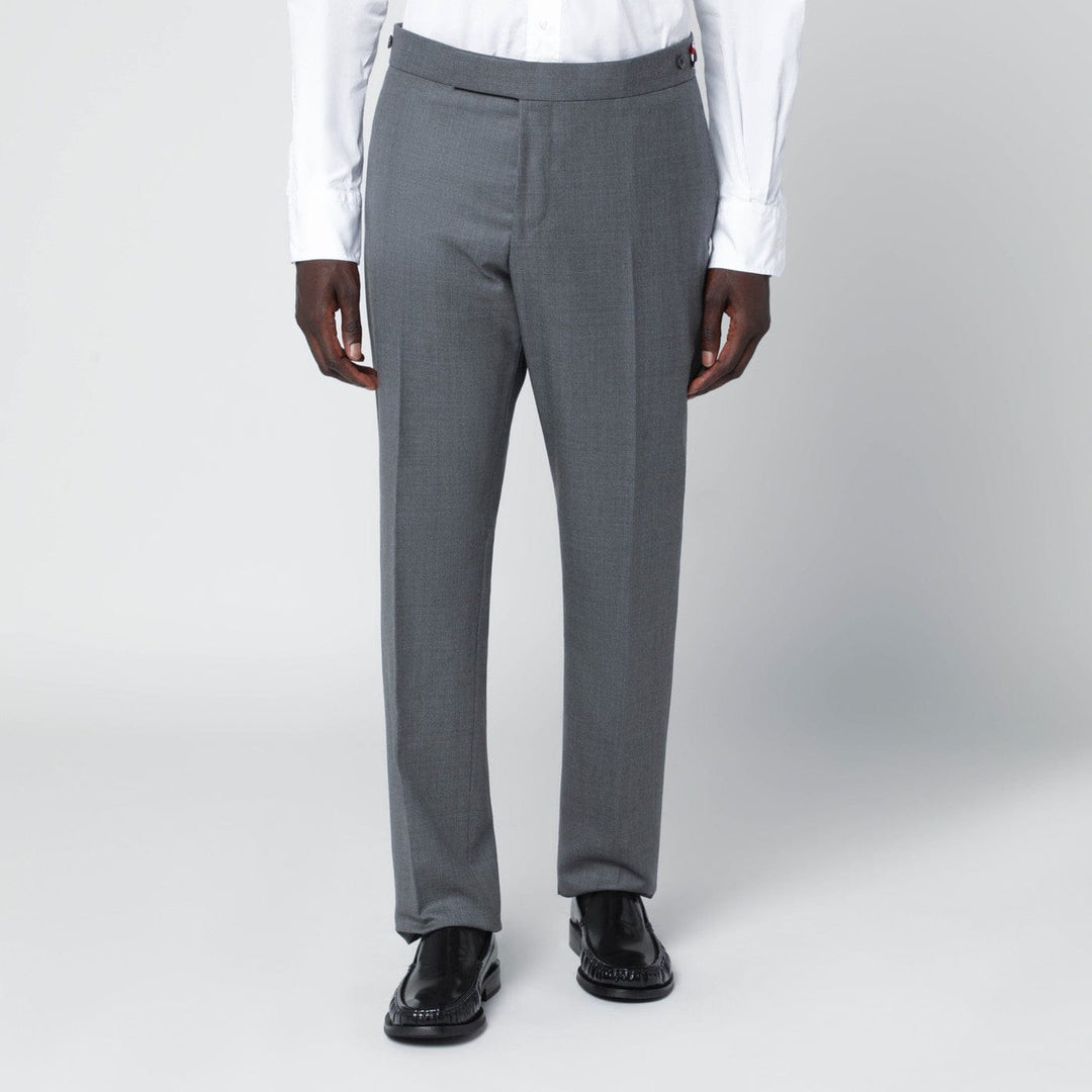 Pants Thom Browne - Grey wool trousers Brand