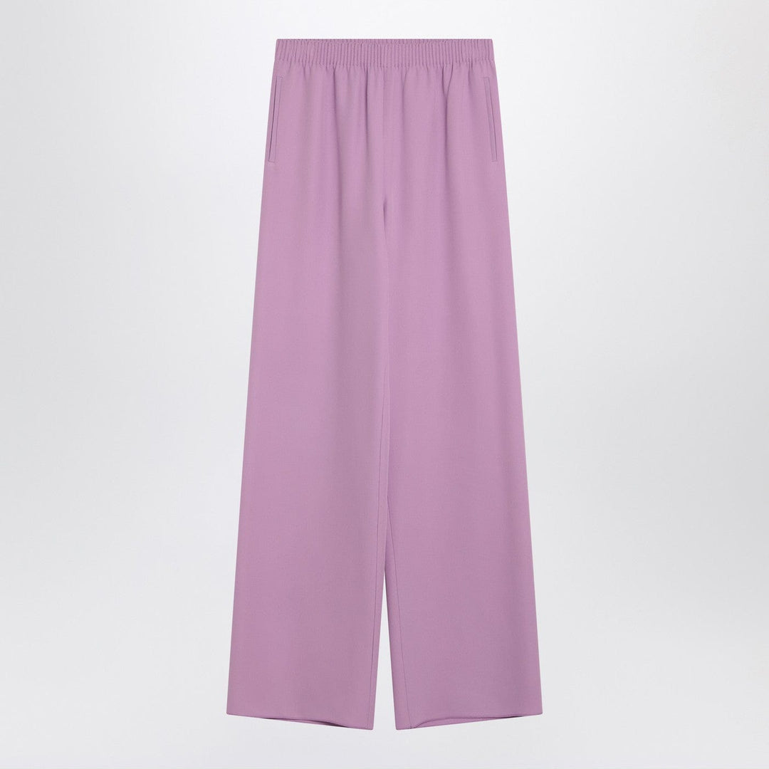 Pants Valentino - Wide lilac pink silk pants Brand