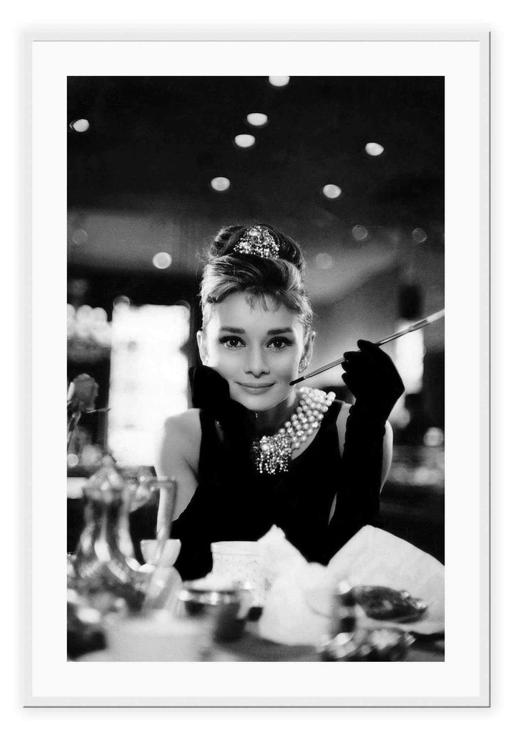 Canvas Print Small		50x70cm / White Breakfast at Tiffany Breakfast at Tiffany Framed Print Brand