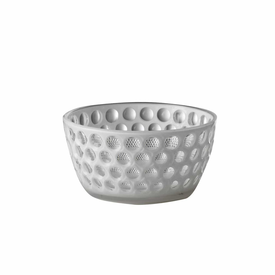 Mario Luca Giusti Salad Bowls Mario Luca Giusti Lente Small Salad Bowl White Enamel Brand