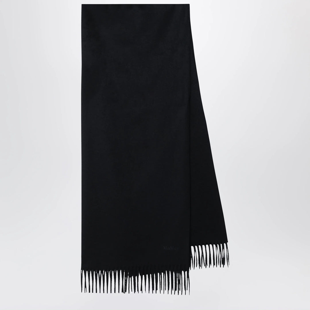 Max Mara - Black cashmere scarf Brand Scarves &amp; Shawls U