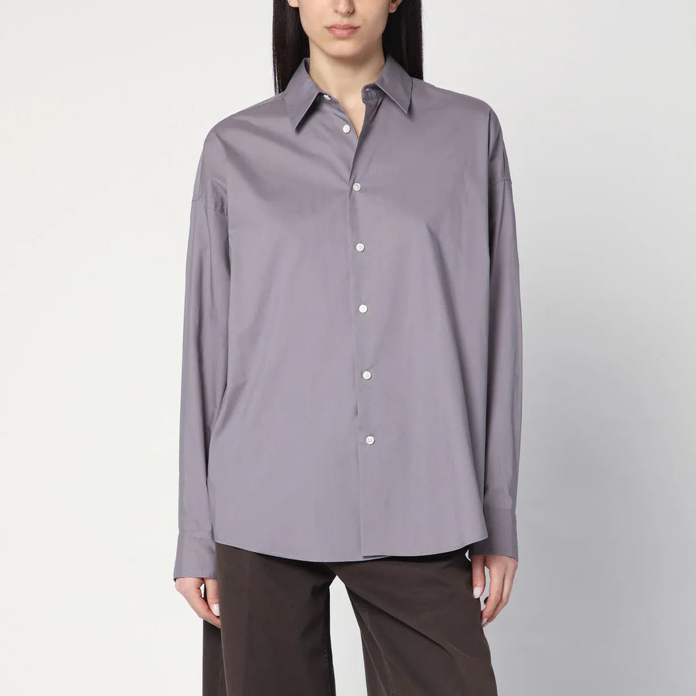 6397 - New Uniform Taro-coloured shirt Brand Shirts & Tops M