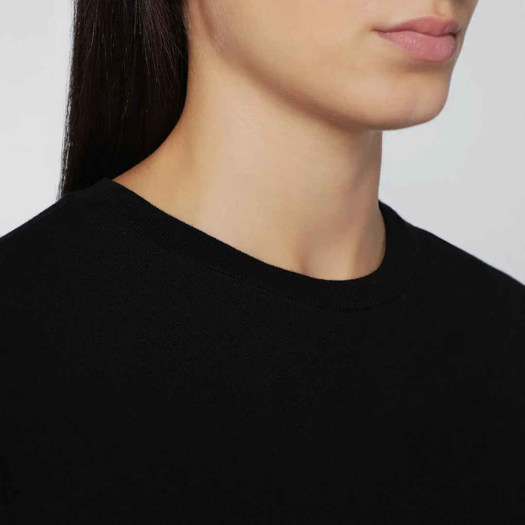 AGOLDE - Black organic cotton top Brand Shirts &amp; Tops