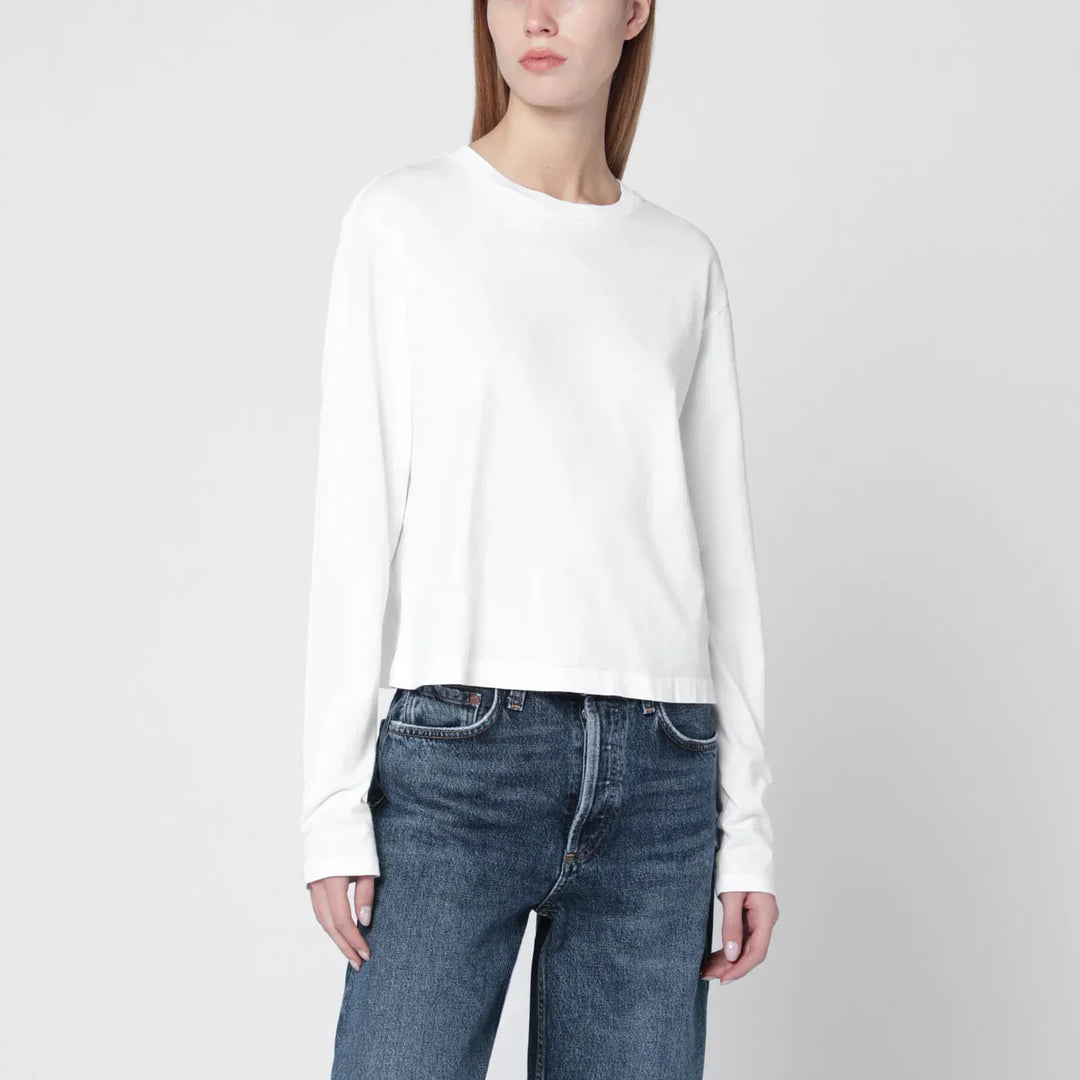 AGOLDE - White organic cotton top Brand Shirts &amp; Tops M