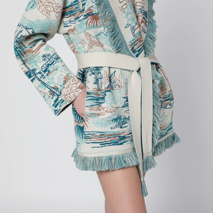 Alanui - Lost In The Blue multicolour cardigan Brand Shirts &amp; Tops S
