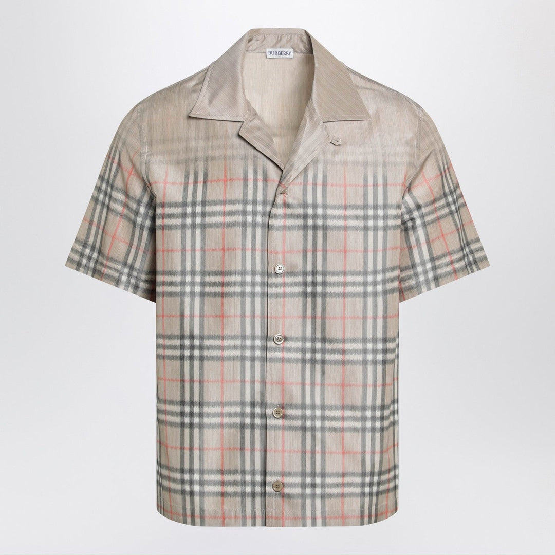 Shirts & Tops Burberry - Beige shirt with shaded Check pattern Brand