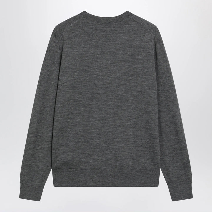 Burberry - Grey Wool Crewneck Sweater Brand Shirts &amp; Tops