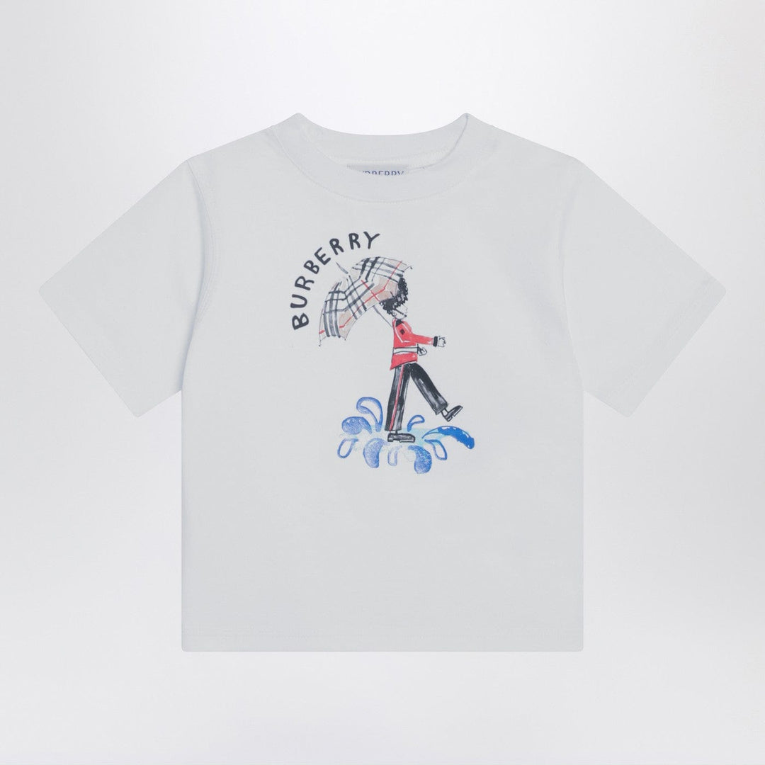 Shirts & Tops 12 Burberry - White T-shirt with logo print Brand