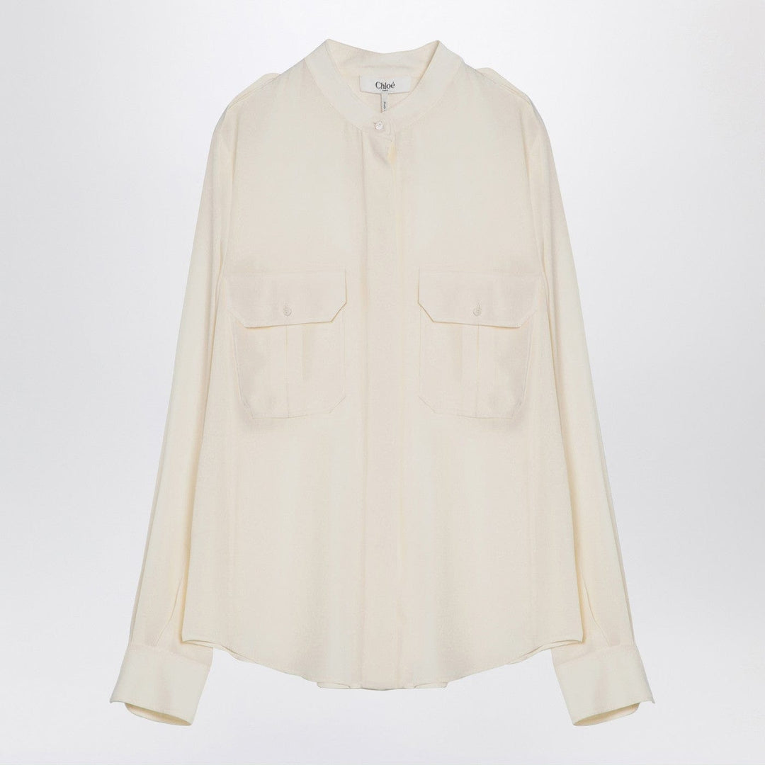 Shirts &amp; Tops 42  FR Chloé - Ivory silk blouse Brand