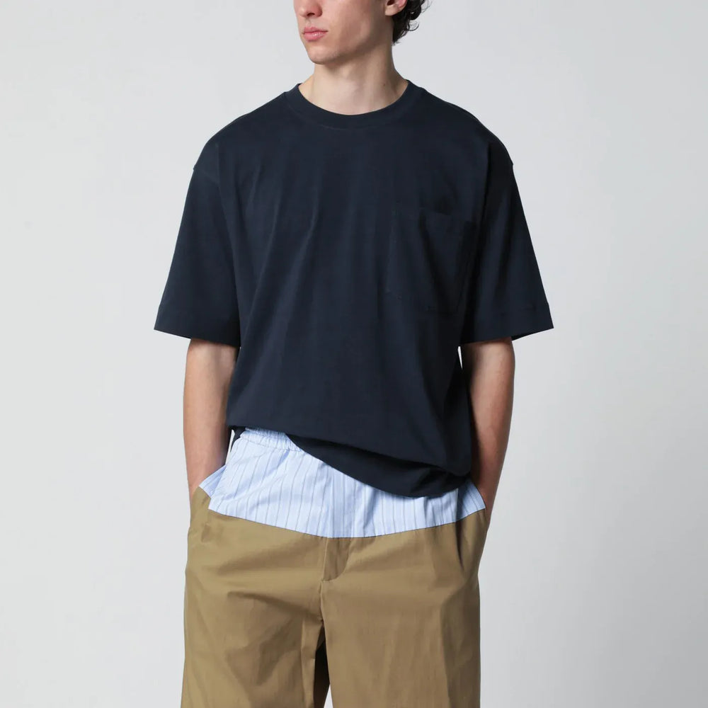 Dries Van Noten - Navy blue cotton T-shirt Brand Shirts & Tops S