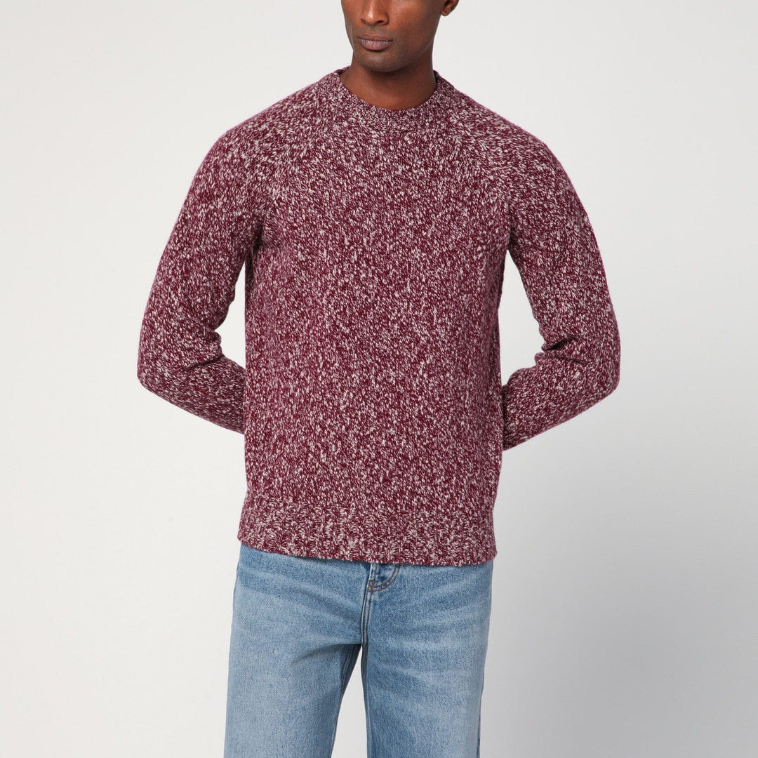 Shirts &amp; Tops 52 IT Drumohr - Grape-coloured pattern wool sweater Brand