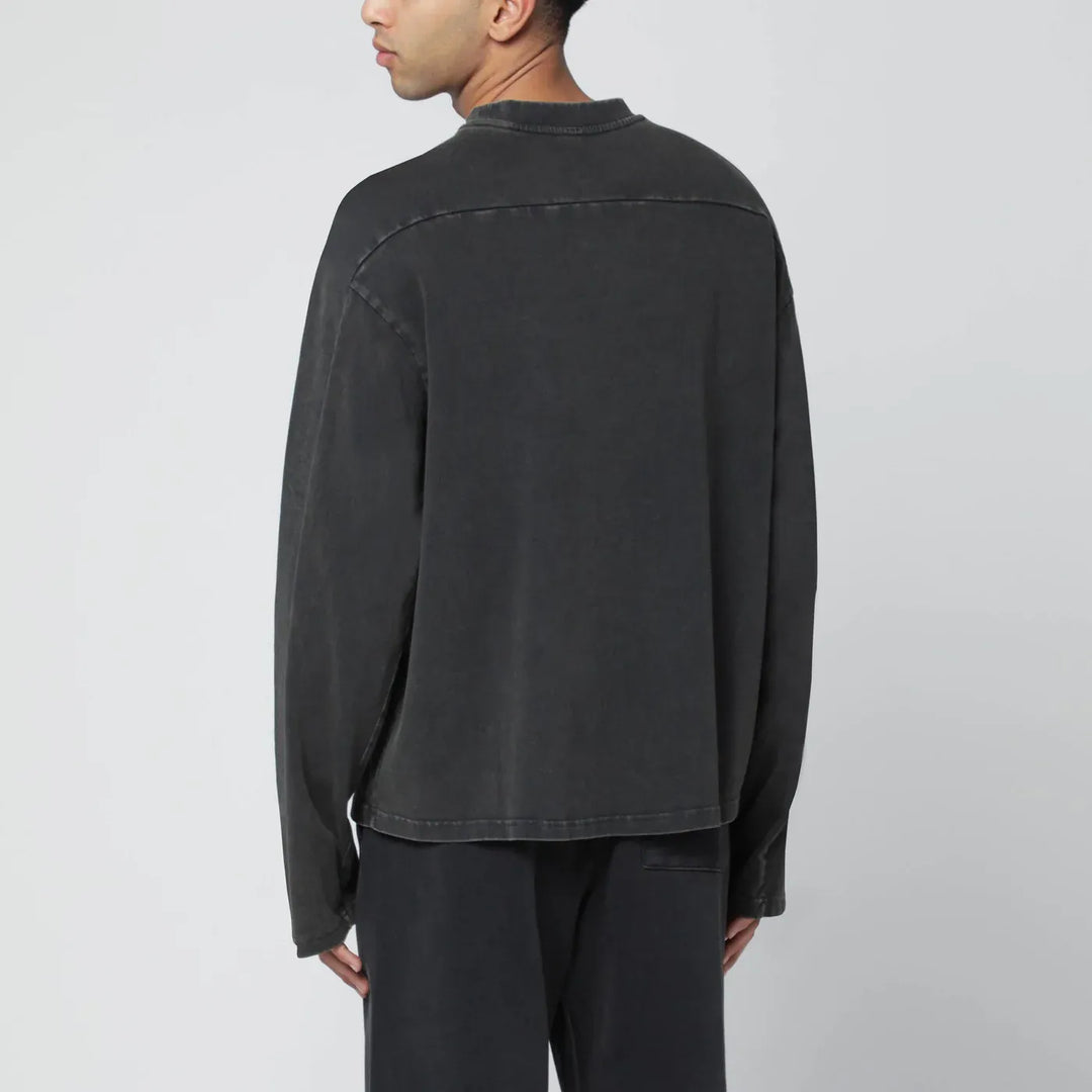 Entire Studios - Black washed long-sleeve top Brand Shirts &amp; Tops