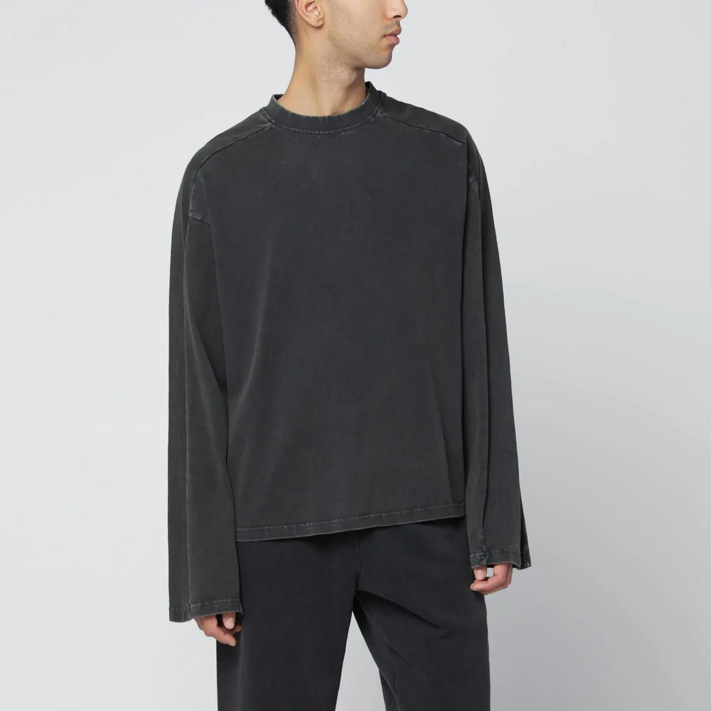 Entire Studios - Black washed long-sleeve top Brand Shirts & Tops M