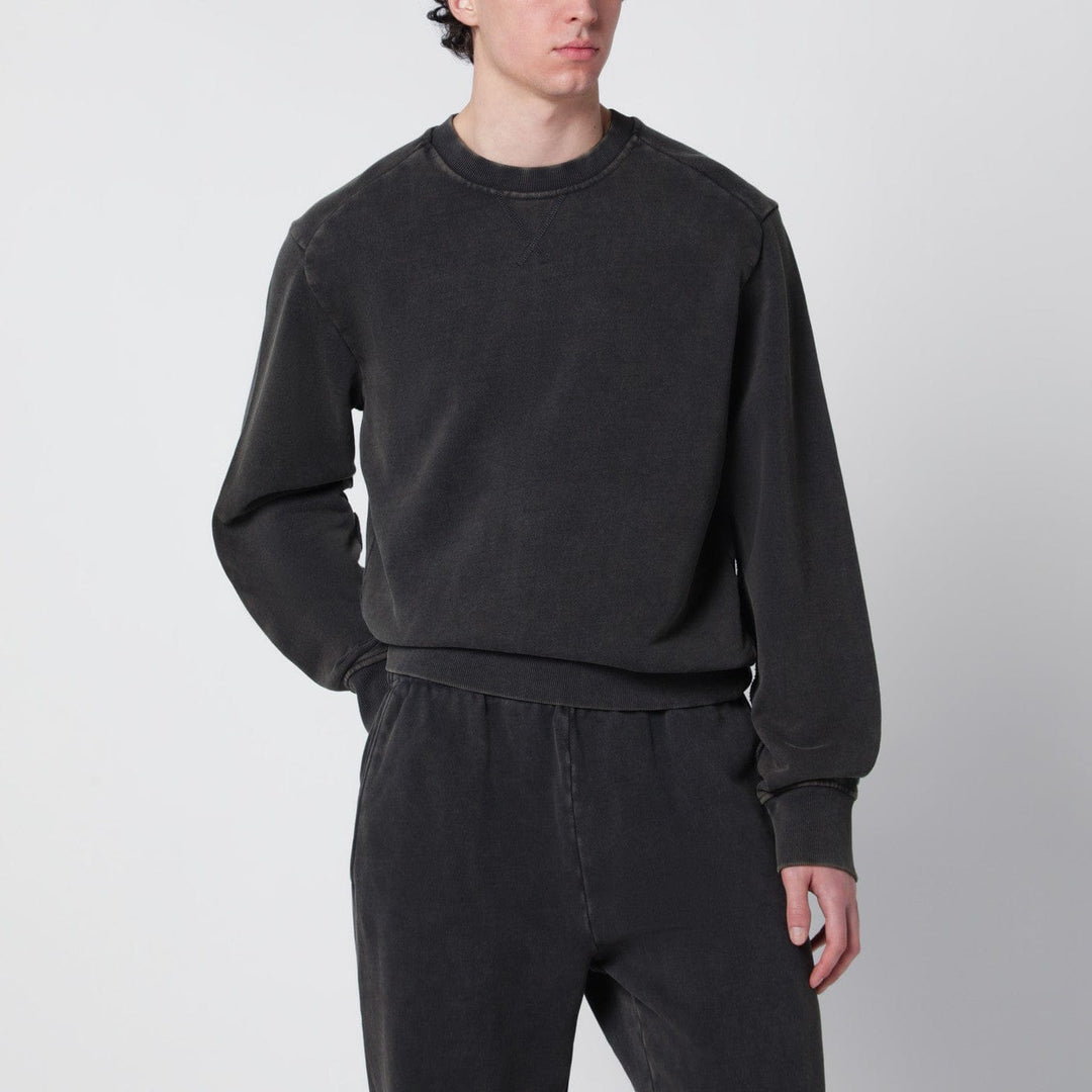 Shirts & Tops Entire Studios - Washed black cotton crewneck sweatshirt Brand