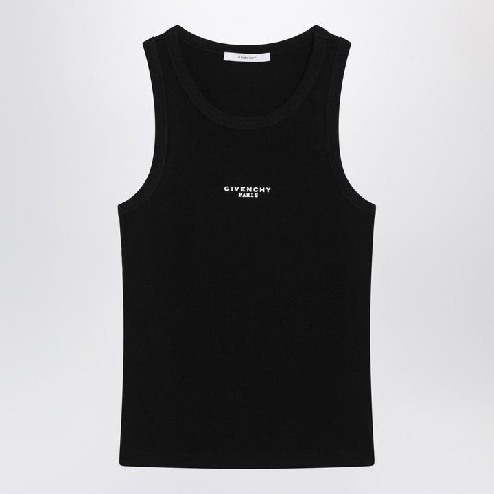 Shirts &amp; Tops Givenchy - Black slim-cut tank top with logo Brand