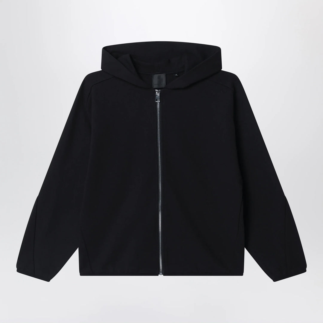 Givenchy - Black zip-up sweatshirt with logo embroidery Brand Shirts &amp; Tops 8
