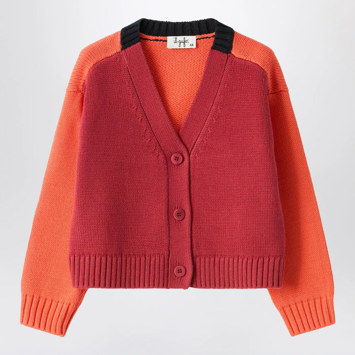 Il Gufo - Color-block organic cotton cardigan Brand Shirts &amp; Tops 4