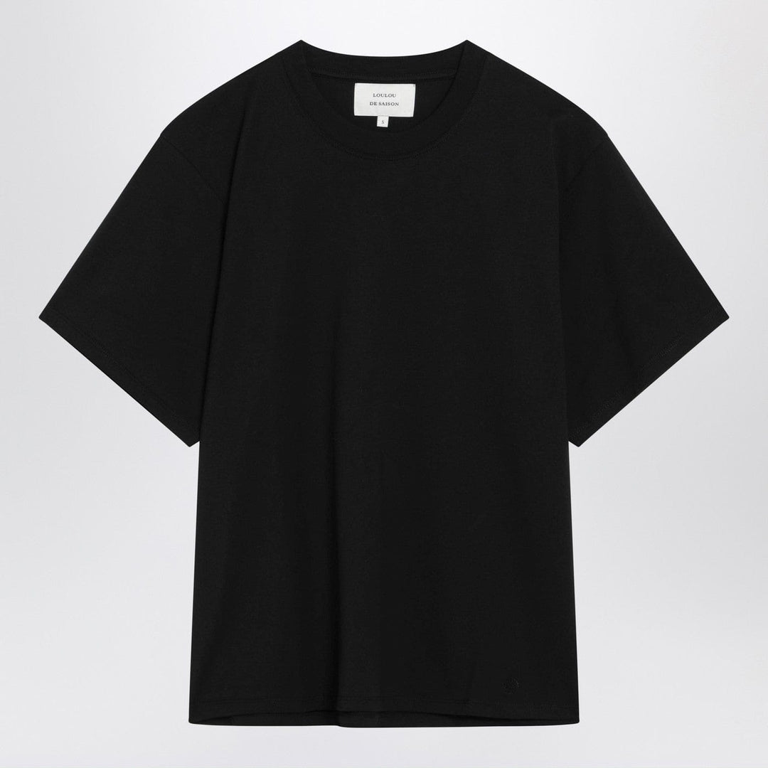 Shirts &amp; Tops LouLou De Saison - Black cotton crew neck T-shirt Brand