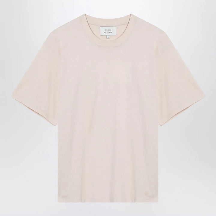 LouLou De Saison - Cream cotton crew neck T-shirt Brand Shirts &amp; Tops M