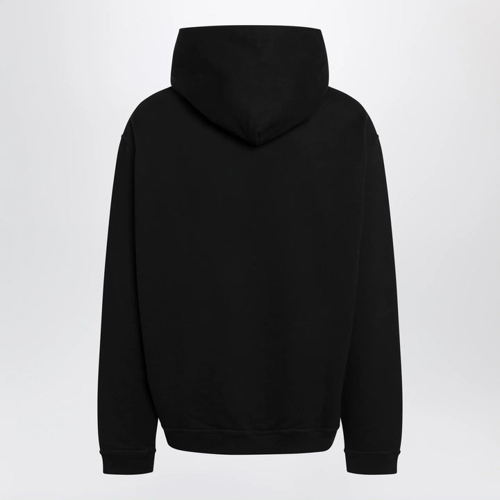 Maison Margiela - Black hoodie with reversed logo Brand Shirts &amp; Tops