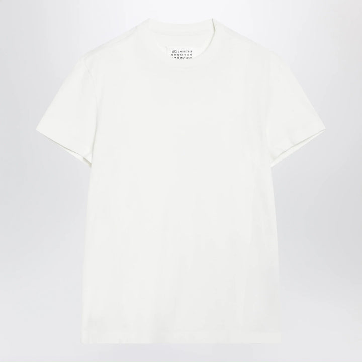 Maison Margiela - Double-layer cotton T-shirt in white Brand Shirts &amp; Tops S