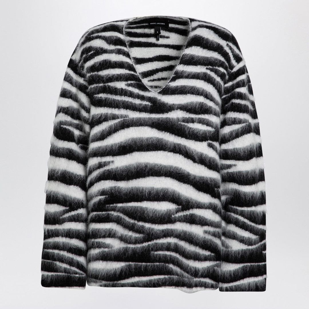 Shirts &amp; Tops S Marc Jacobs - Zebra-patterned jumper in wool blend Brand