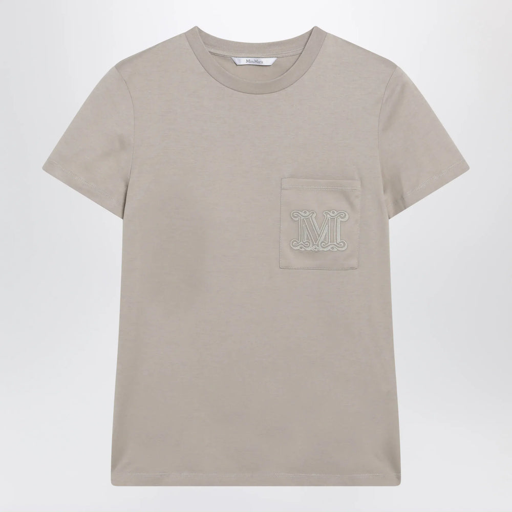 Max Mara - Sand cotton jersey T-shirt Brand Shirts & Tops S