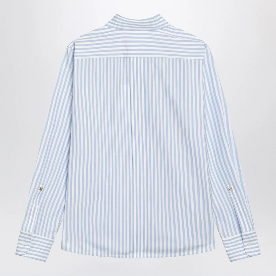 Max Mara - White/light blue striped shirt Brand Shirts &amp; Tops