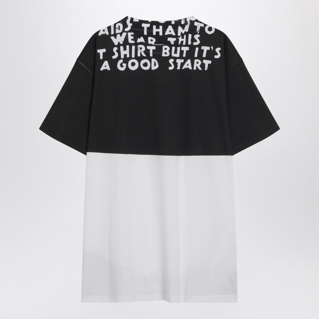 Shirts &amp; Tops MM6 Maison Margiela - White/black cotton AIDS T-shirt Brand