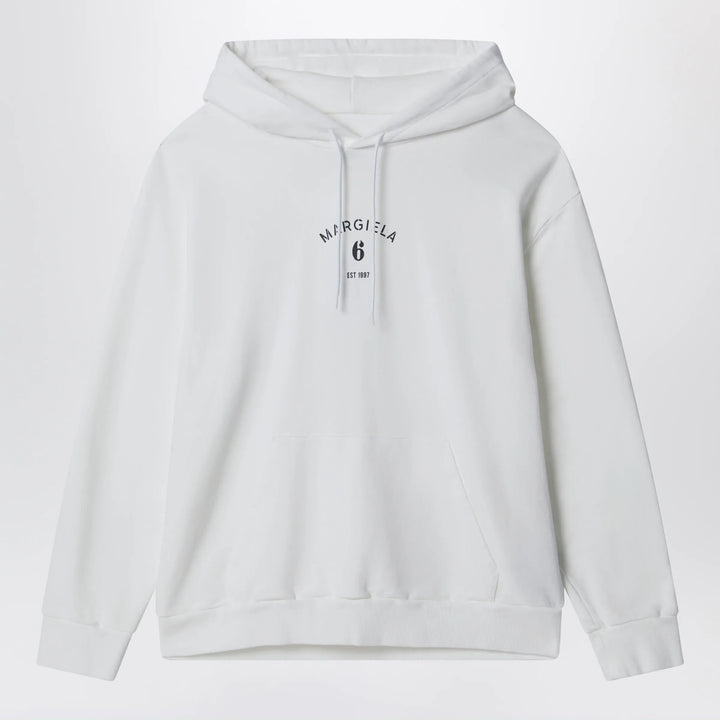 MM6 Maison Margiela - White cotton hoodie Brand Shirts &amp; Tops S