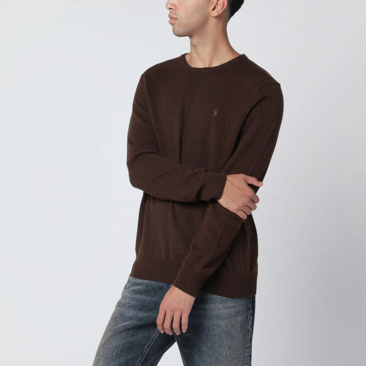 Polo Ralph Lauren - Brown wool sweater Brand Shirts &amp; Tops XL