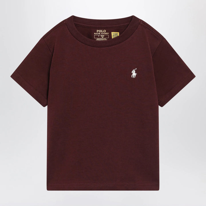 Polo Ralph Lauren - Dark burgundy short-sleeved T-shirt Brand Shirts &amp; Tops S