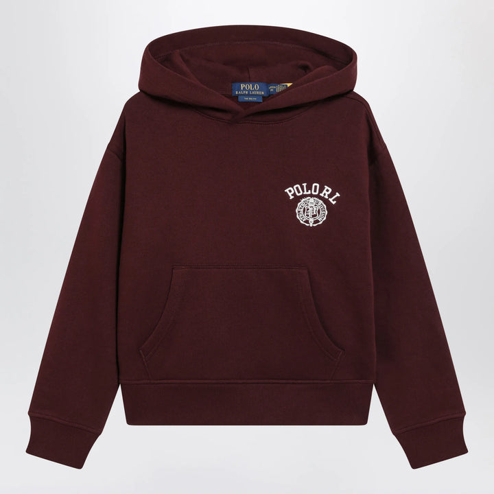 Polo Ralph Lauren - Dark Burgundy The Big-Fit Hoodie Brand Shirts &amp; Tops M