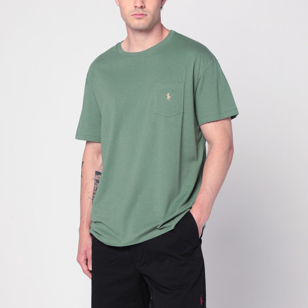 Shirts &amp; Tops XL Polo Ralph Lauren - Green cotton T-shirt Classic-Fit Brand