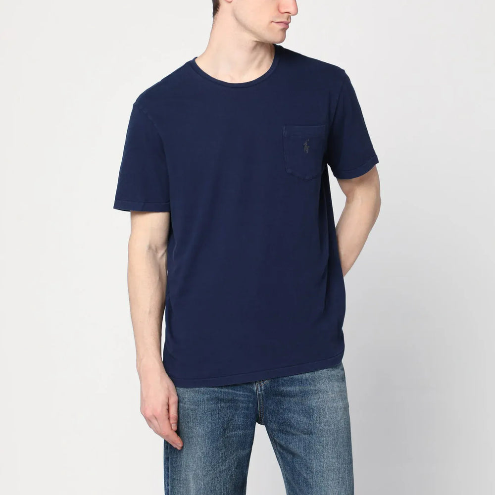 Polo Ralph Lauren - Navy blue cotton T-shirt Brand Shirts & Tops L