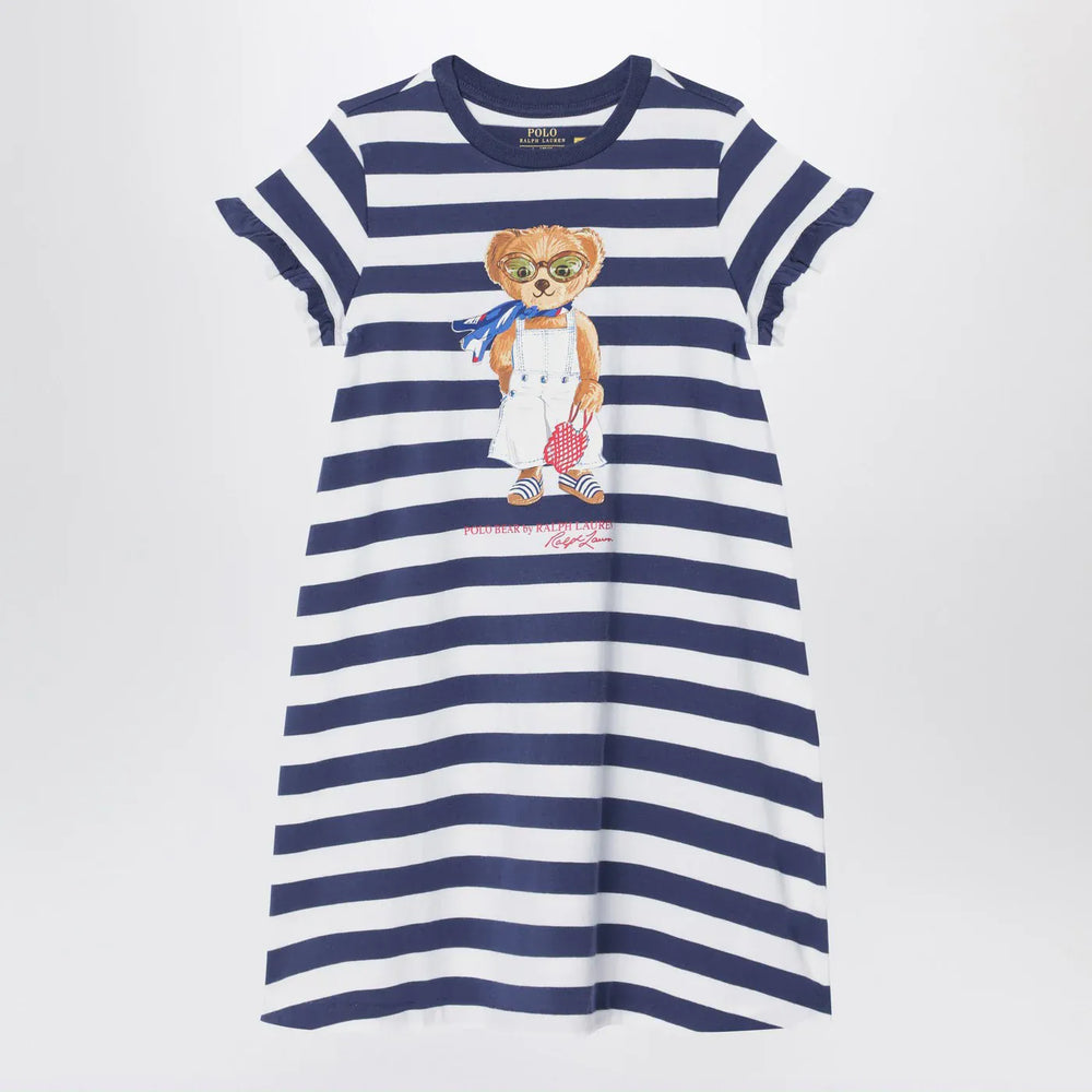 Polo Ralph Lauren - Polo Bear striped dress navy blue/white Brand Shirts & Tops 2
