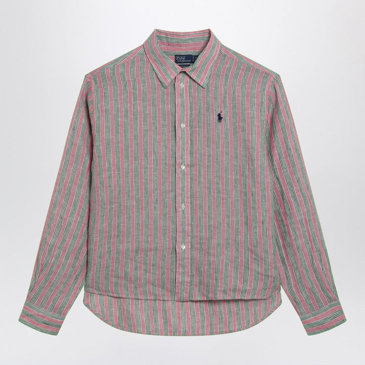 Shirts &amp; Tops Polo Ralph Lauren - Striped Crop Boxy Fit linen shirt Brand