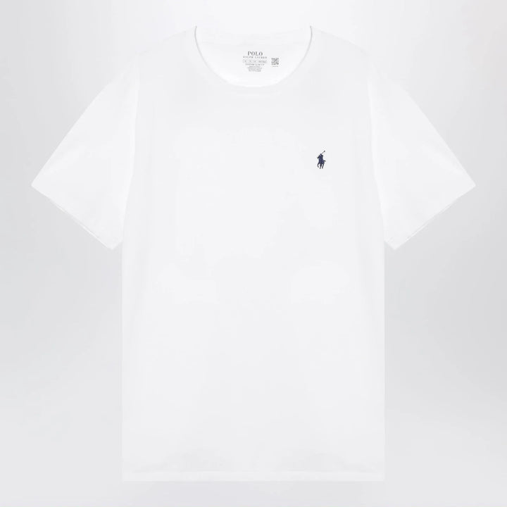 Polo Ralph Lauren - T-shirt white in cotton Custom Slim-Fit Brand Shirts &amp; Tops M
