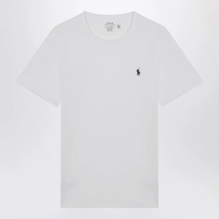 Polo Ralph Lauren - T-shirt white in cotton Custom Slim-Fit Brand Shirts &amp; Tops S