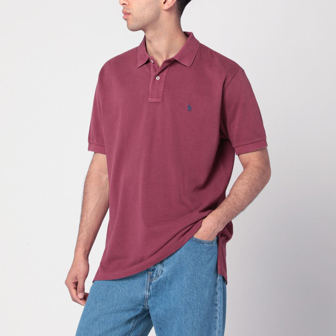 Shirts &amp; Tops Polo Ralph Lauren - Washed wine red cotton polo Brand