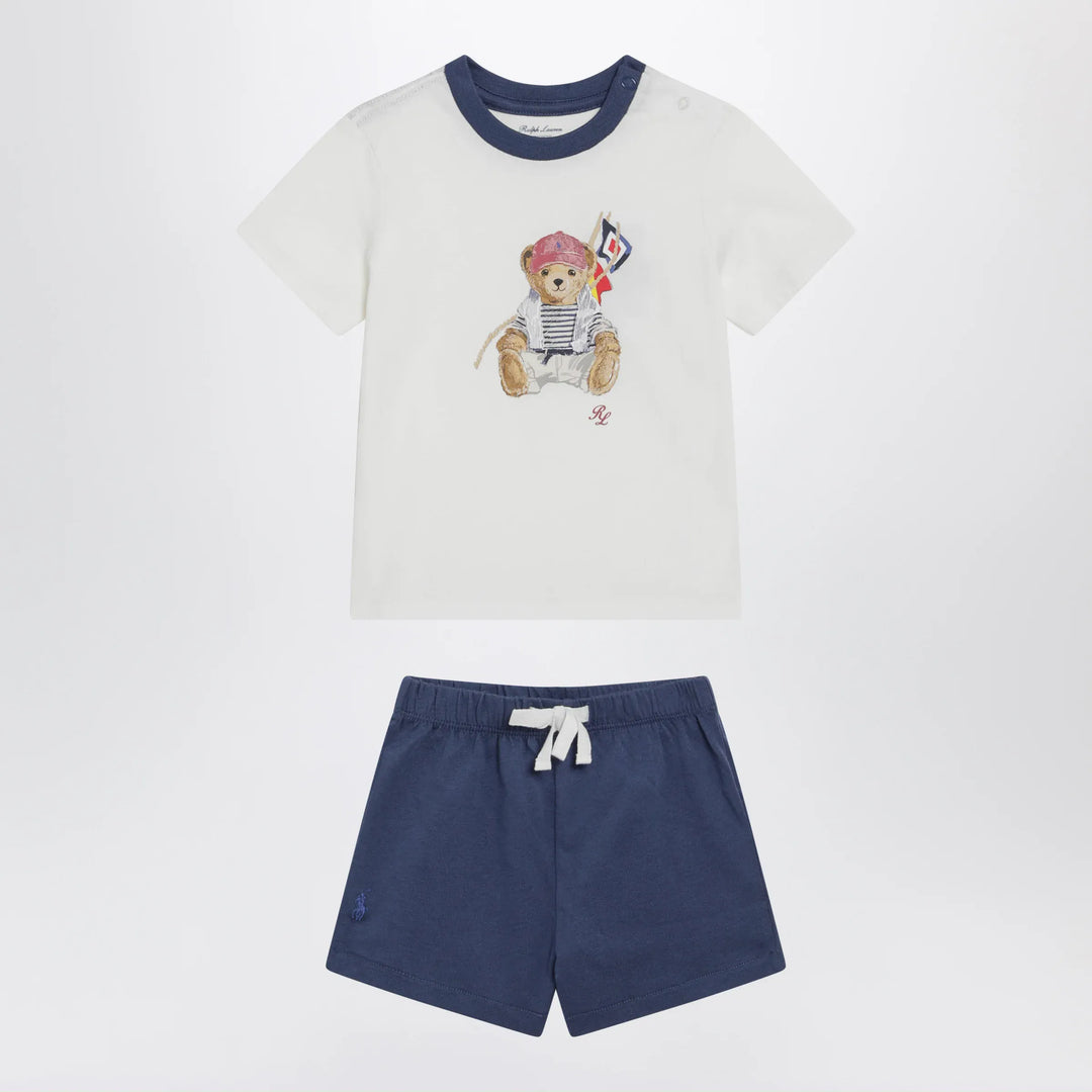 Polo Ralph Lauren - White/blue Polo Bear two-piece set Brand Shirts &amp; Tops 6