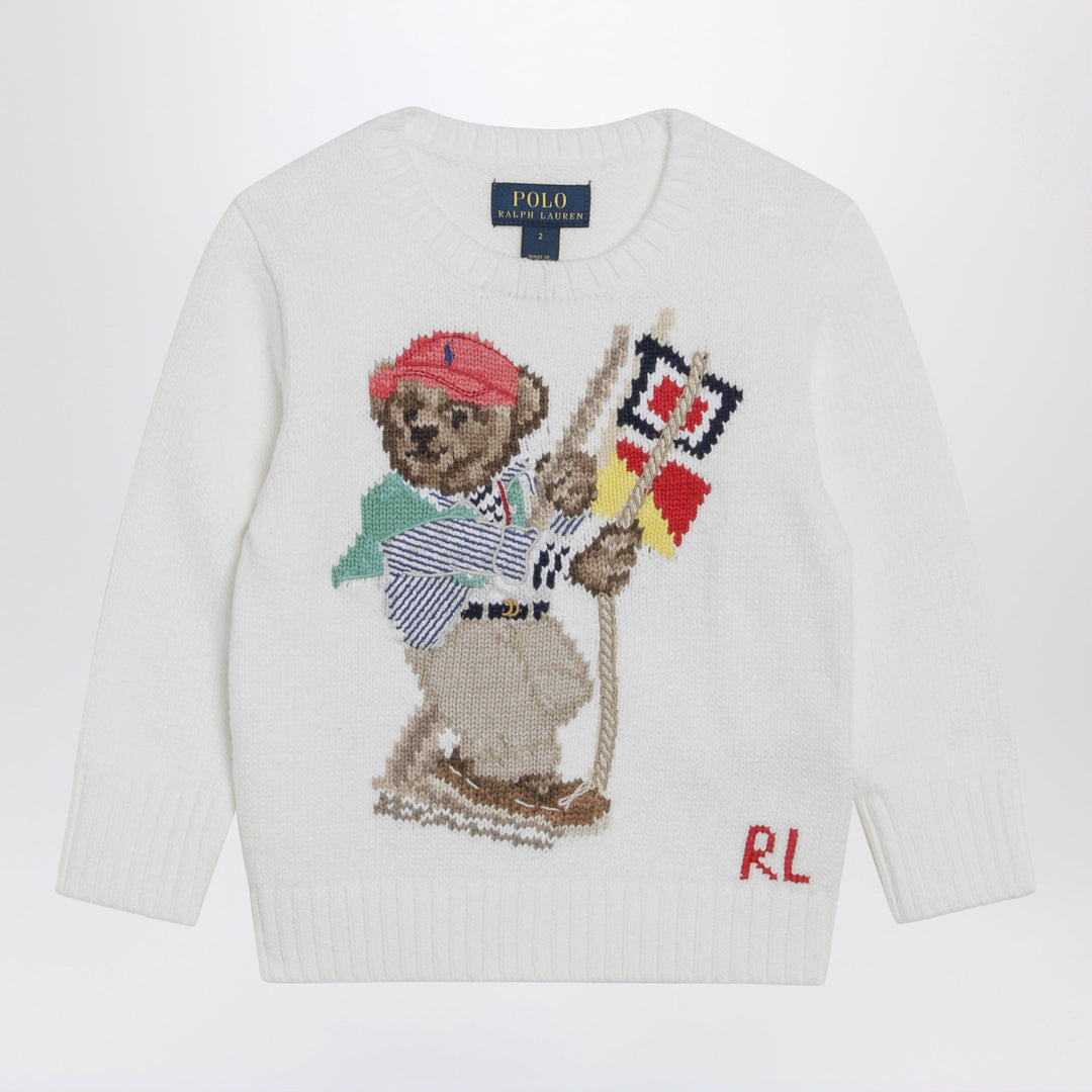 Shirts &amp; Tops Polo Ralph Lauren - White cotton sweater with Polo Bear Brand